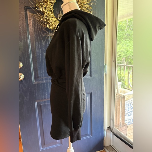 TOHSD TopShop One-piece Hoodie Sweat Dress size 2 - Picture 4 of 11